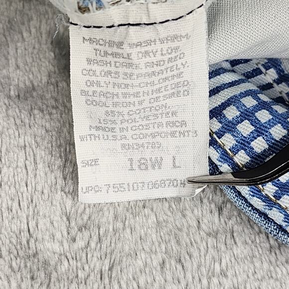 Vintage 90s LEE Riders Jeans Womens 18WL LONG Blue High Rise Tapered Leg Mom - Picture 6 of 11